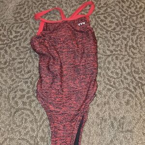 TYR Kids Red One Piece Swimsuit